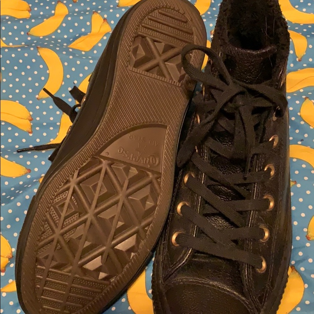 Leather converse - Picture 3 of 4